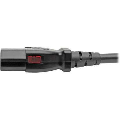 Tripp Lite Power Extension Cord 5-15P to Locking C13 M/F 18 AWG 10A 1ft
