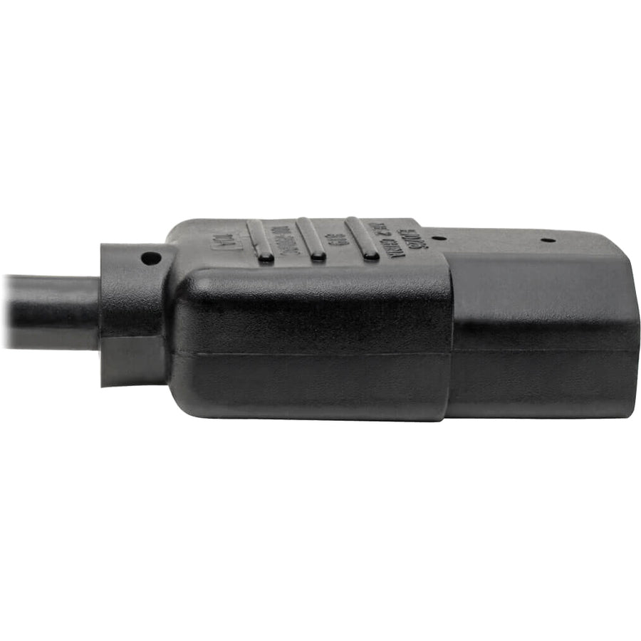 Tripp Lite 4ft Computer Power Cord Extension Cable C14 to C13 10A 18AWG 4'