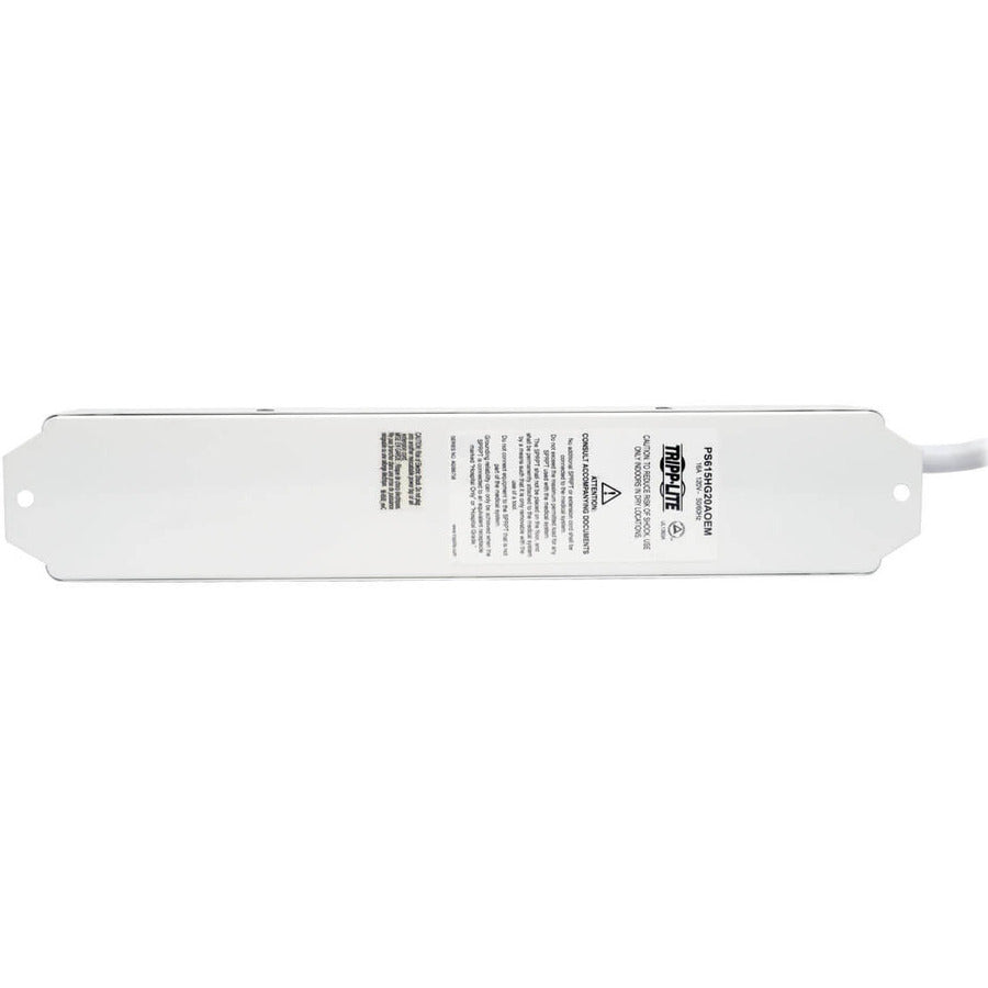 Tripp Lite Safe-IT Power Strip Hospital Medical Grade Antimicrobial UL 1363A 6 Outlet 25' cord