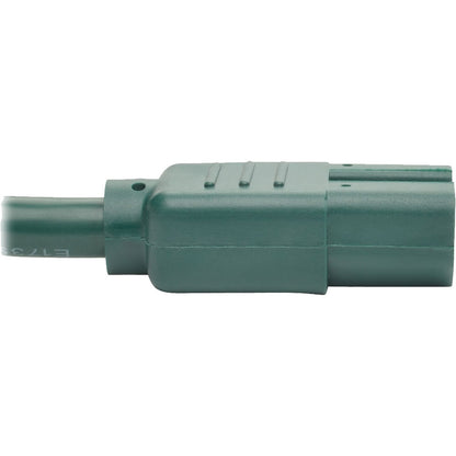Tripp Lite 3ft Heavy Duty Power Extension Cord 15A 14 AWG C14 C15 Green 3'