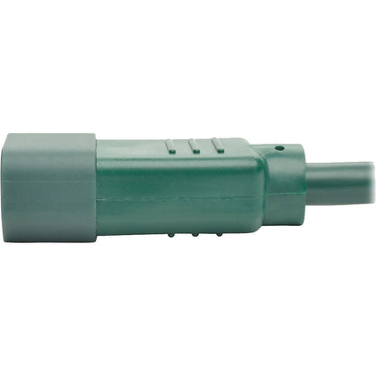Tripp Lite 3ft Heavy Duty Power Extension Cord 15A 14 AWG C14 C15 Green 3'