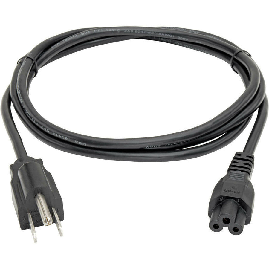 Tripp Lite 3ft Laptop / Notebook Power Cord Cable 5-15P to C5 10A 18AWG 3'