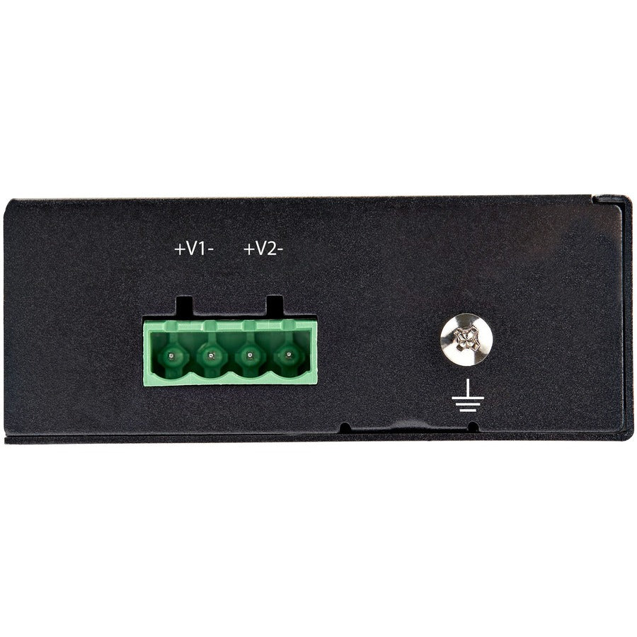 StarTech.com Industrial Gigabit PoE Injector - High Speed 90W 802.3bt PoE++ 48V-56VDC Ultra Power Over Ethernet/UPoE Injector -40C to +75C
