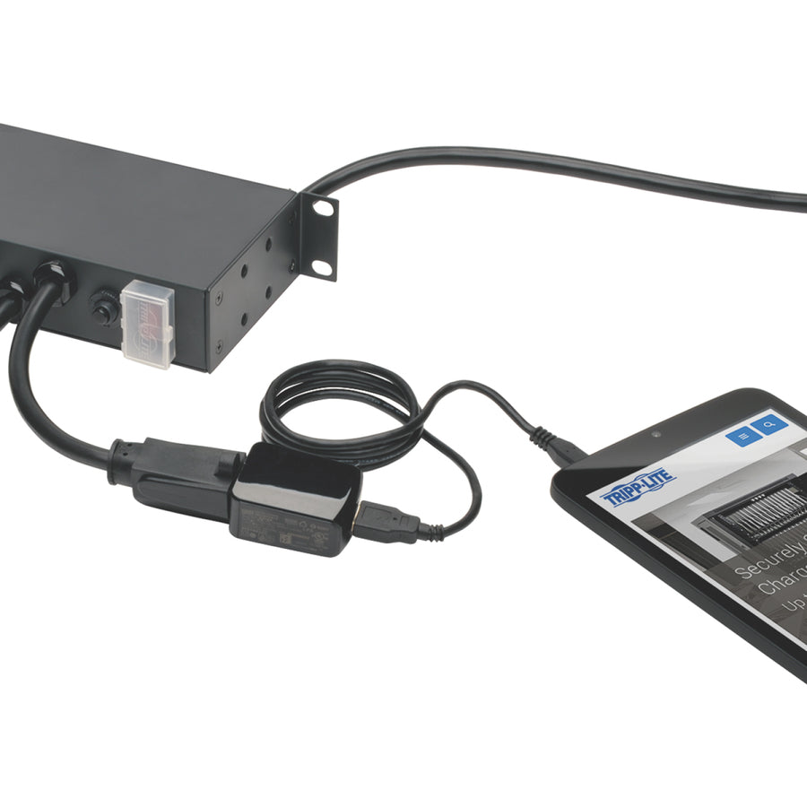 Tripp Lite Rack Mount AC Charger Power Strip 16 outlets 15 ' cord 1U
