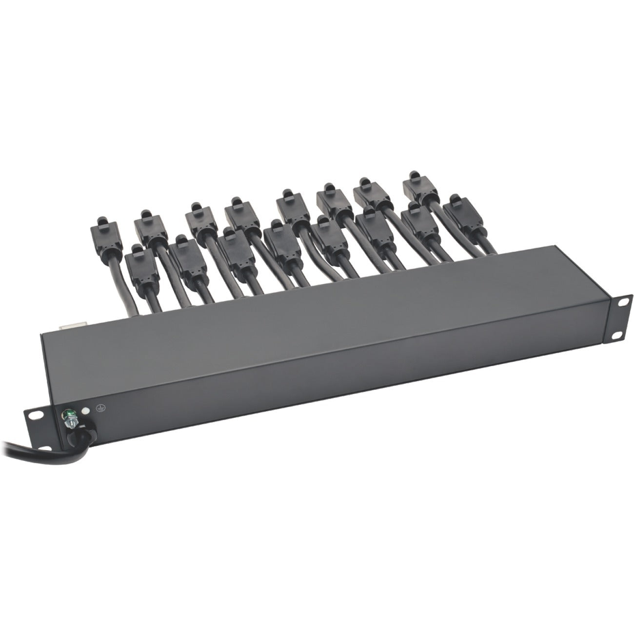 Tripp Lite Rack Mount AC Charger Power Strip 16 outlets 15 ' cord 1U