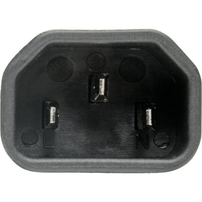 Tripp Lite IEC C14 to IEC C7 Power Cord Adapter - 10A, 250V, Black