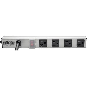 Tripp Lite Power Strip 120V 2 5-15R; 2 5-20R 15' Cord 12 Inch Length Metal