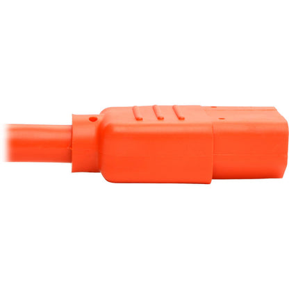 Tripp Lite 3ft Heavy Duty Power Extension Cord 15A 14 AWG C14 C15 Orange 3'