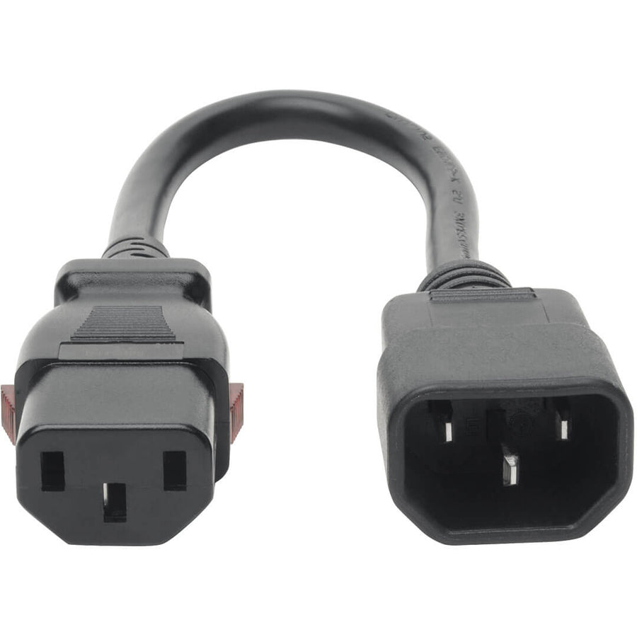 Tripp Lite Power Extension Cord Cable C14 to Locking C13 M/F 18 AWG 10A 1ft