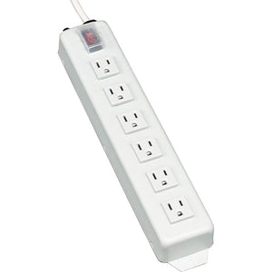 Tripp Lite Power Strip 120V 5-15R 6 Outlet Metal 6' Cord 5-15P
