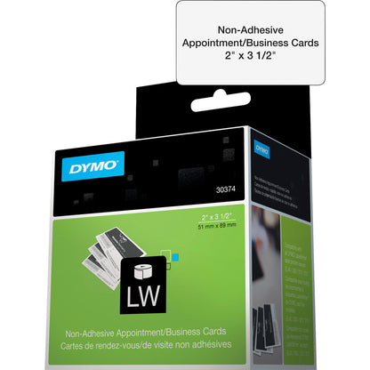 Dymo Direct Thermal Business Card - White