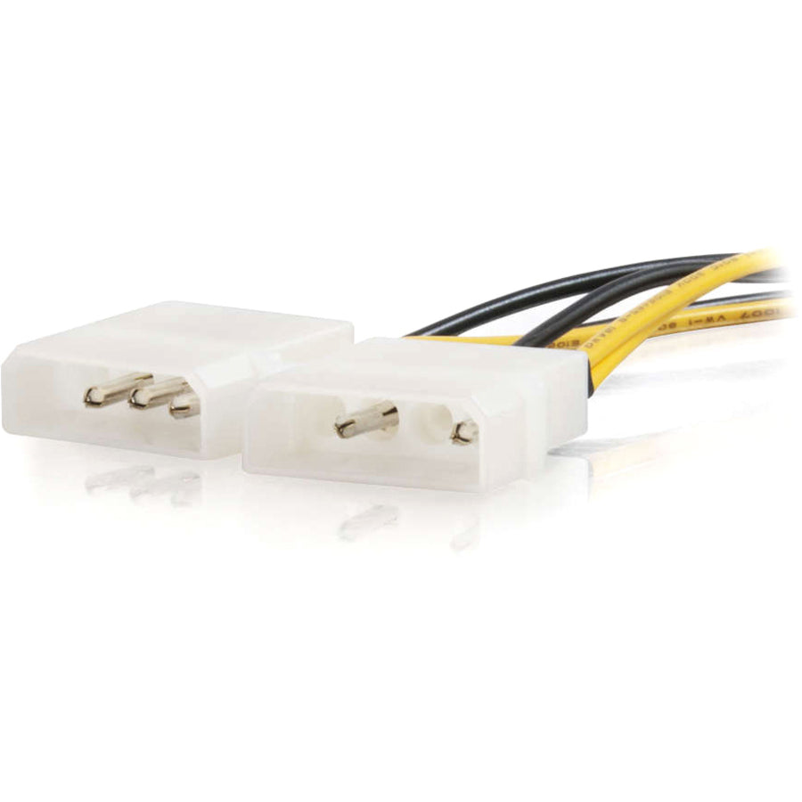 C2G 10in One 6-pin PCI Express to Two 4-pin Molex Power Adapter Cable