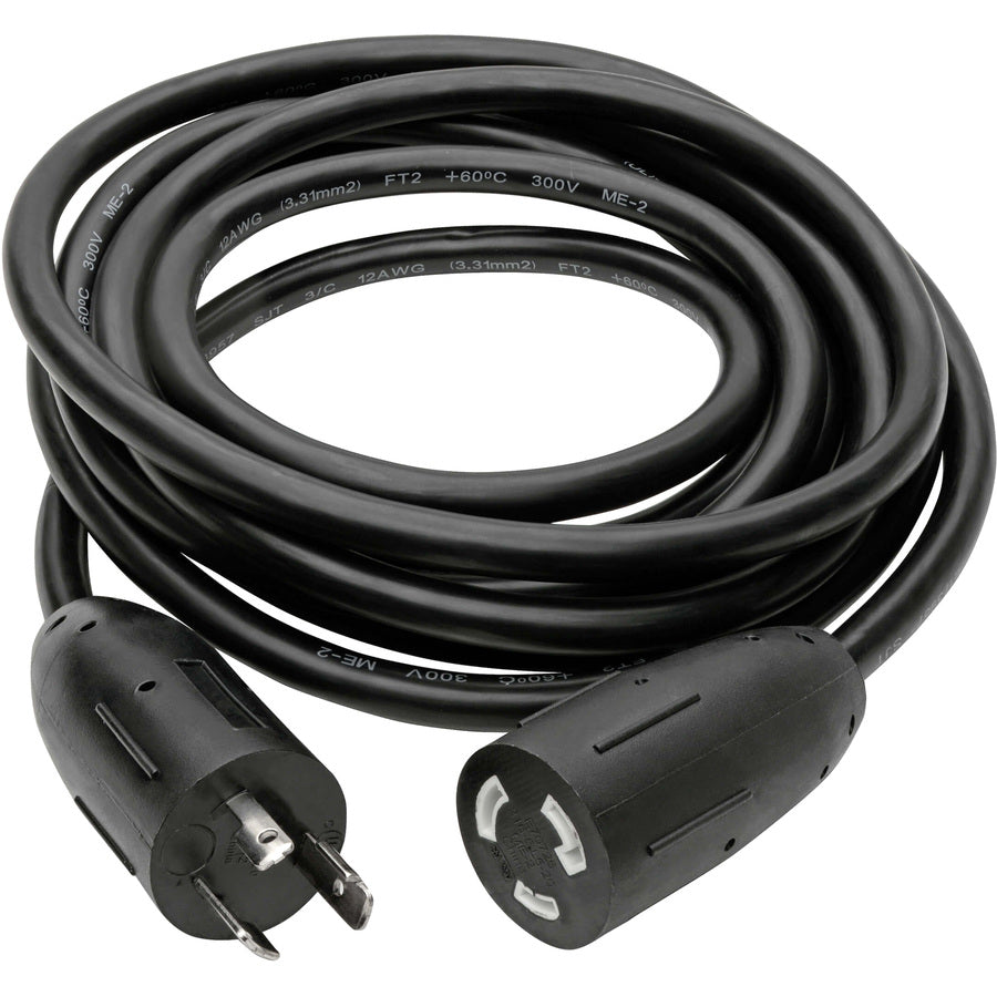 Tripp Lite 15ft Power Cord Extension Cable L5-20P to L5-20R with Locking Connectors Heavy Duty 20A 12AWG 15'