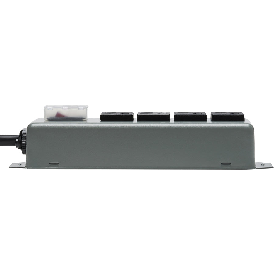 Tripp Lite Waber Industrial Power Strip 4 outlet 6' Cord Locking Switch Cover