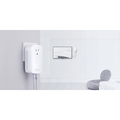 TP-Link AV2000 2-Port Gigabit Passthrough Powerline Starter Kit