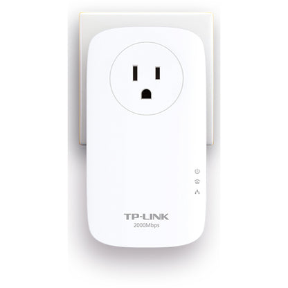 TP-Link AV2000 2-Port Gigabit Passthrough Powerline Starter Kit