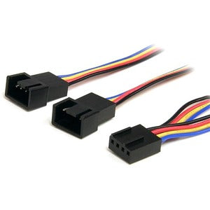 Star Tech.com 12in 4 Pin PWM Fan Extension Power Y Cable - F/M