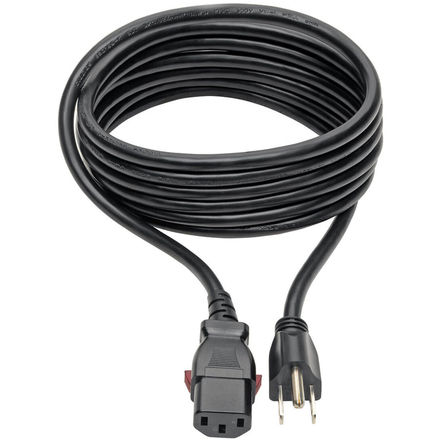 Tripp Lite Power Extension Cord 5-15P to Locking C13 M/F 18 AWG 10A 10ft