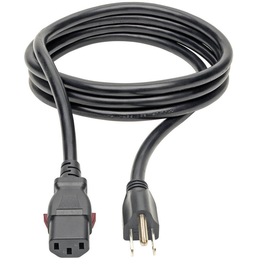 Tripp Lite Power Extension Cord 5-15P to Locking C13 M/F 14 AWG 15A 6ft
