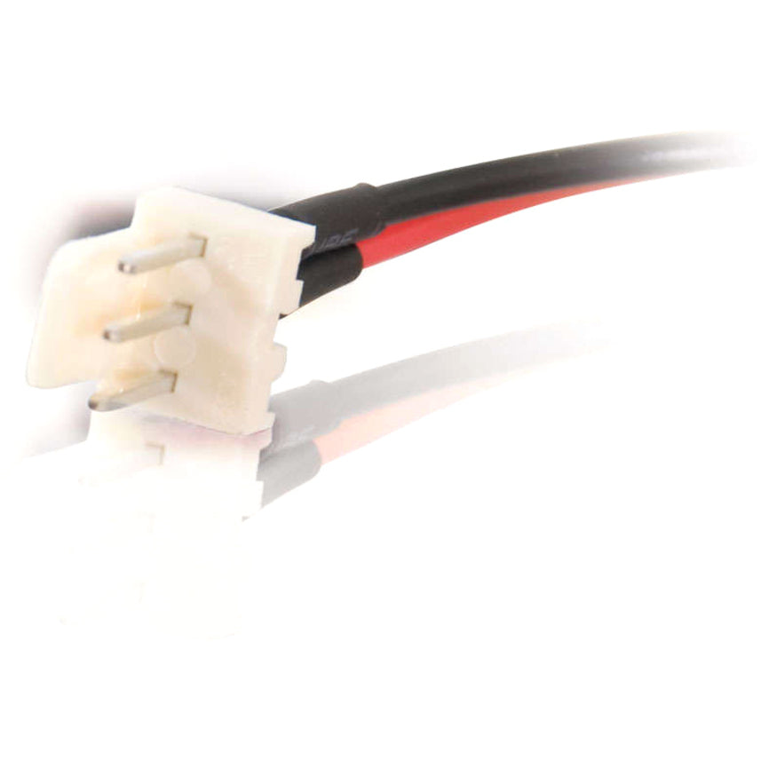 C2G 6in 3-pin Fan to 4-pin Pass-Through Power Adapter Cable