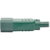 Tripp Lite 6ft Computer Power Extension Cord 10A 18 AWG C14 to C13 Green 6'