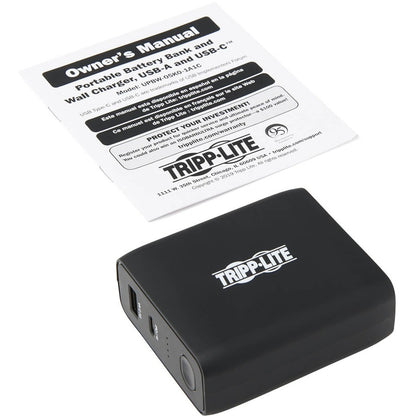Tripp Lite Portable USB Mobile Power Bank Battery Wall Charger Combo 5K mAh