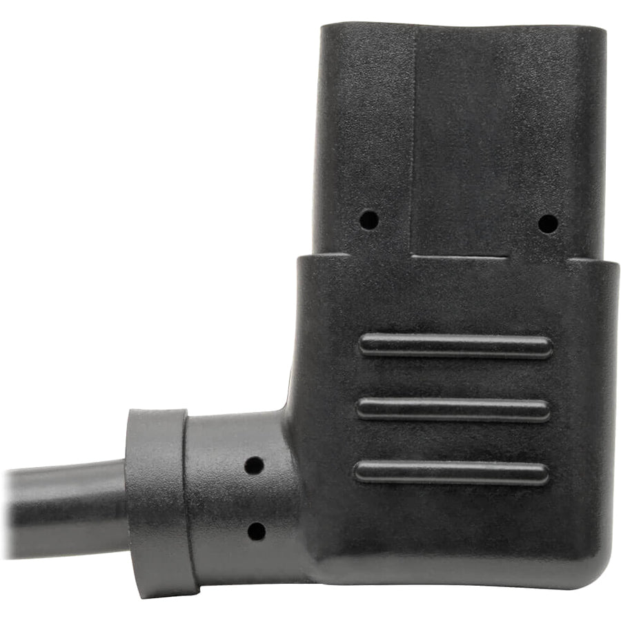 Tripp Lite Computer Power Cord 10A 18AWG 5-15P to Right Angle C13 10' 10ft