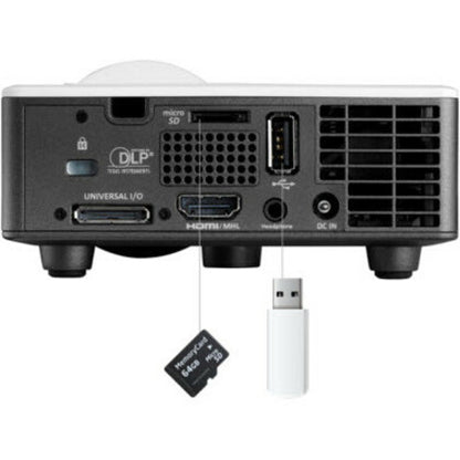 Optoma ML1050ST+ 3D Ready Short Throw DLP Projector - 16:10