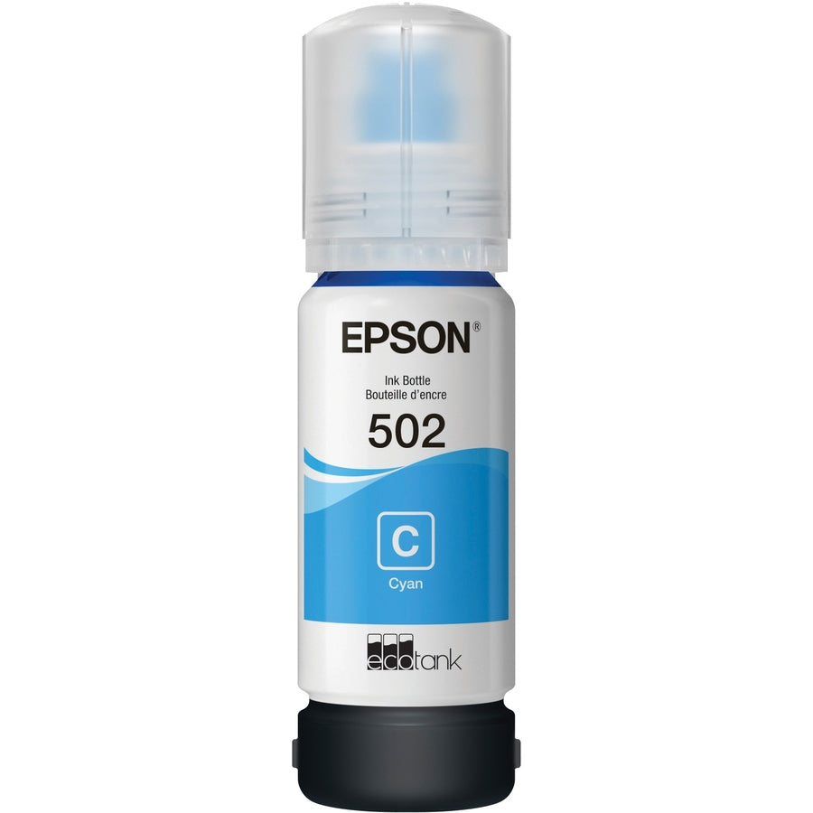 Epson T502, Cyan Ink Bottle