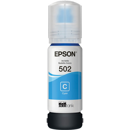 Epson T502, Cyan Ink Bottle