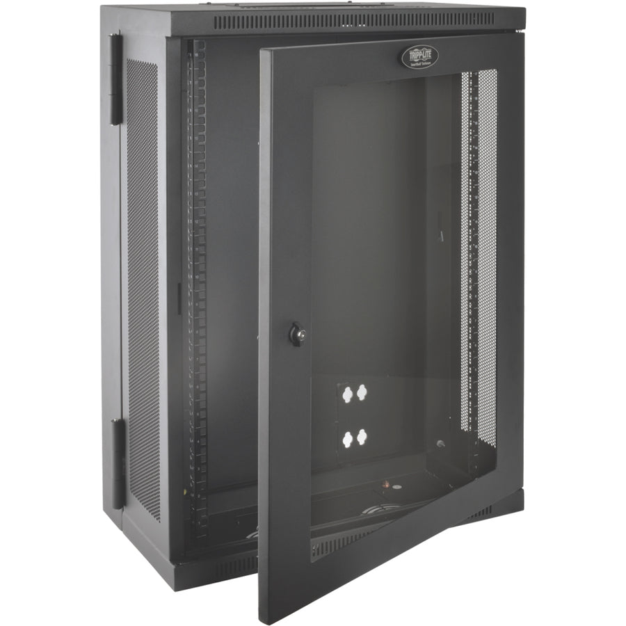 Tripp Lite 18U Wall Mount Rack Enclosure Hinged 13" Depth w Acrylic Window