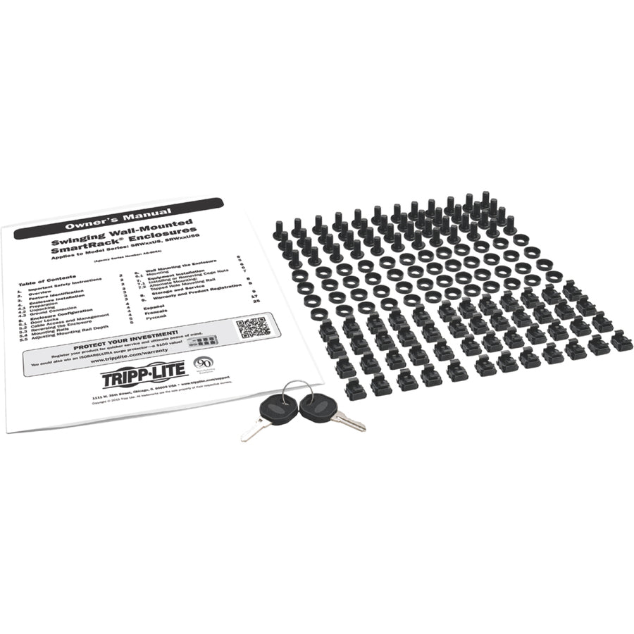 Tripp Lite 18U Wall Mount Rack Enclosure Hinged 13" Depth w Acrylic Window