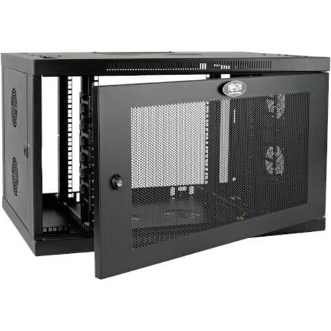 Tripp Lite 9U Wallmount Rack Enclosure Server Cabinet Wide Cable Management