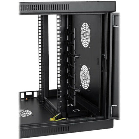 Tripp Lite 9U Wallmount Rack Enclosure Server Cabinet Wide Cable Management