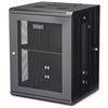 StarTech.com 15U 19" Wall Mount Network Cabinet - 16" Deep Hinged Locking Flexible IT Data Equipment Rack Vented Switch Enclosure w/Shelf
