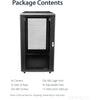StarTech.com 22U 36in Knock-Down Server Rack Cabinet with Caster