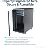 StarTech.com 22U 36in Knock-Down Server Rack Cabinet with Caster