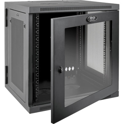 Tripp Lite 12U Wall Mount Rack Enclosure Server Cabinet Hinged Deep Acrylic Window