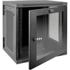 Tripp Lite 12U Wall Mount Rack Enclosure Server Cabinet Hinged Deep Acrylic Window