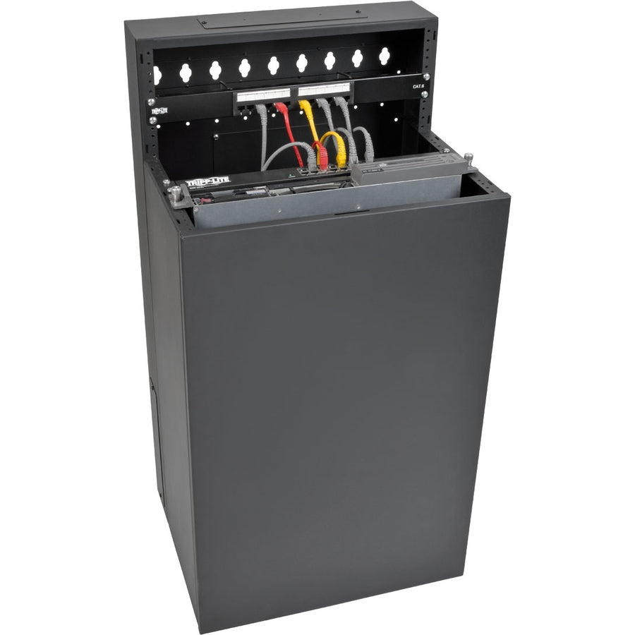 Tripp Lite 12U Wallmount Low Profile Vertical Rack Enclosure Server Cabinet