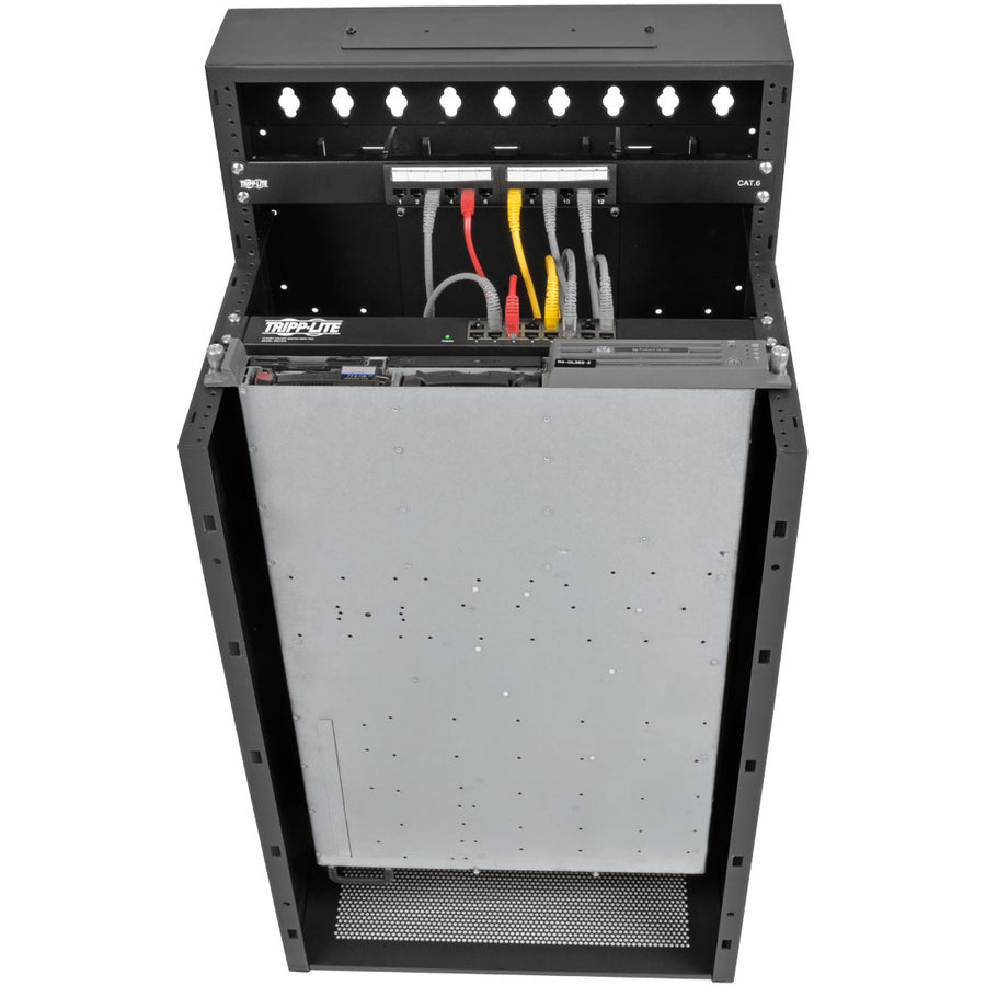 Tripp Lite 12U Wallmount Low Profile Vertical Rack Enclosure Server Cabinet