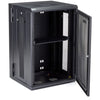StarTech.com 18U 19" Wall Mount Network Cabinet - 16" Deep Hinged Locking Flexible IT Data Equipment Rack Vented Switch Enclosure w/Shelf