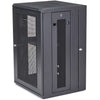 StarTech.com 18U 19" Wall Mount Network Cabinet - 16" Deep Hinged Locking Flexible IT Data Equipment Rack Vented Switch Enclosure w/Shelf