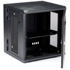 StarTech.com 12U 19" Wall Mount Network Cabinet - 16" Deep Hinged Locking Flexible IT Data Equipment Rack Vented Switch Enclosure w/Shelf