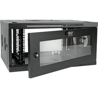 Tripp Lite 6U Wallmount Rack Enclosure Wide Cable Management Acrylic Window