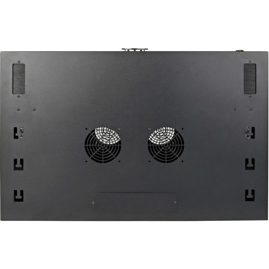 Tripp Lite 9U Wallmount Rack Enclosure Wide Cable Management Acrylic Window