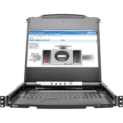 Tripp Lite 8-Port Rackmount Console HDMI KVM Switch 17" LCD IP Remote Access