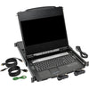 Tripp Lite 8-Port Rackmount Console HDMI KVM Switch 17" LCD IP Remote Access