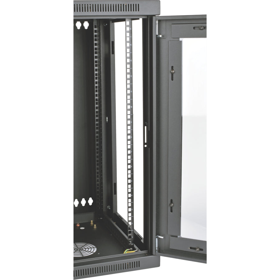 Tripp Lite 15U Wall Mount Rack Enclosure Server Cabinet w Hinged Acrylic Window