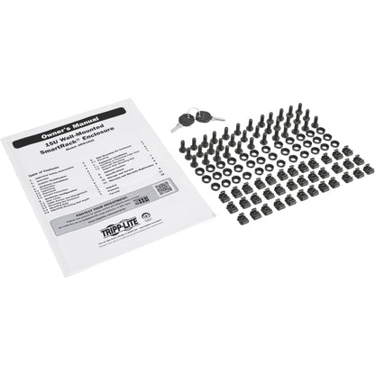 Tripp Lite 15U Wall Mount Rack Enclosure Server Cabinet w Hinged Acrylic Window